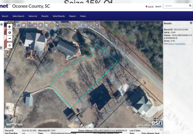 Lake Lot For Sale in Tamassee, South Carolina