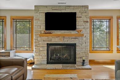 Set on 26 scenic acres, this stunning modern prairie-style home - photo 30