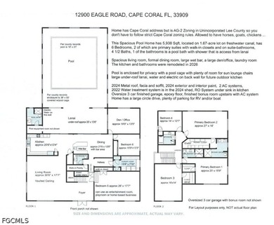ENORMOUS POOL home on freshwater canal located in highly - photo 50