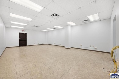 Office area with 4 private offices, large area for cubicles
