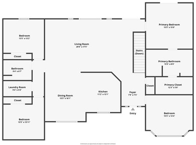 Executive Home on Hill Top Setting Just Outside of Town. Close