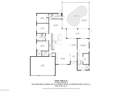 Beautifully refashioned 3-bedroom, 3-bath pool home with a den - photo 45