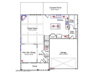 The two-story Cooper plan features four bedrooms and - photo 2