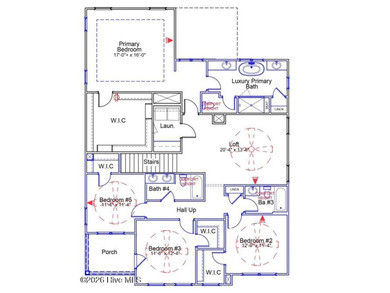 The Saluda II is a two-story plan featuring four bedrooms, three - photo 3