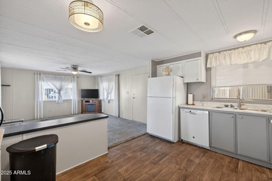 Well maintained single wide manufactured home offering two