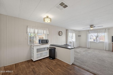 Well maintained single wide manufactured home offering two