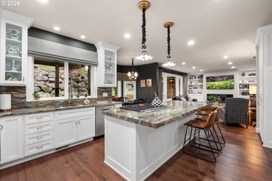 Set on a private half-acre at the end of a quiet street, this