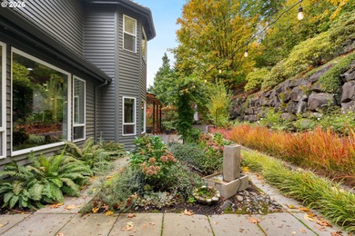 Set on a private half-acre at the end of a quiet street, this