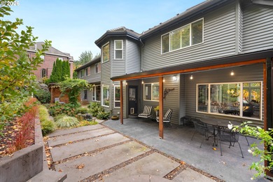 Set on a private half-acre at the end of a quiet street, this