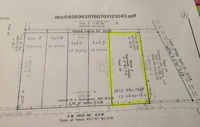 (private lake, pond, coastal) Acreage For Sale in Quemado Texas