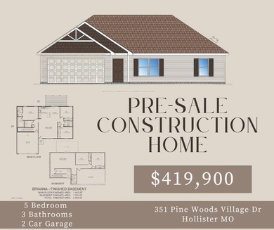 Table Rock Lake Home For Sale in Hollister Missouri