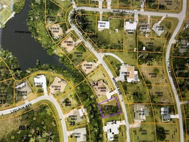 Northport Waterway Lakes and Canals Lot For Sale in North Port Florida