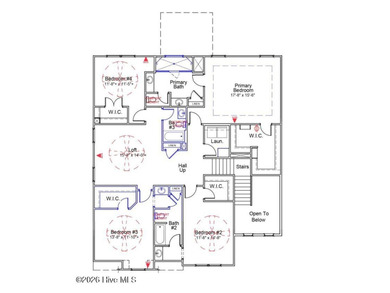 In process - The Warwick is a two-story home with five bedrooms - photo 3