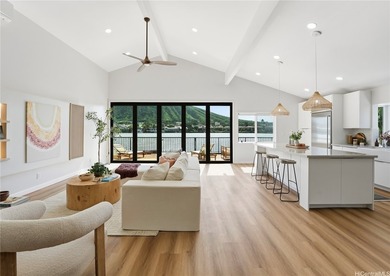 Beyond the palms and calm marina waters, this meticulously - photo 12
