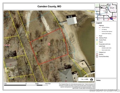 Lake of the Ozarks Lot For Sale in Camdenton Missouri