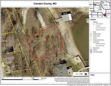 Lake of the Ozarks Lot For Sale in Camdenton Missouri