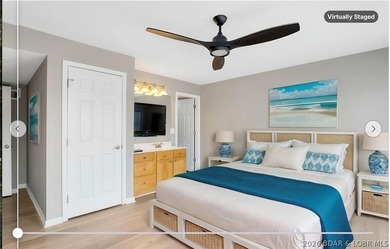 Beautiful condo with a walk-out ground-level deck and two steps