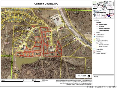 Lake of the Ozarks Acreage For Sale in Sunrise Beach Missouri