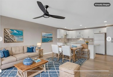 Beautiful condo with a walk-out ground-level deck and two steps