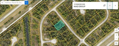 Northport Waterway Lakes and Canals Lot For Sale in North Port Florida