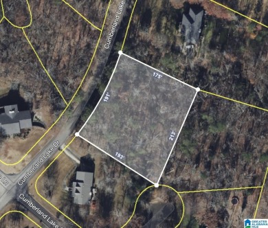 Wooded lot on 18 hole golf course community across the street