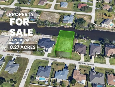Lake Lot For Sale in Cape Coral, Florida