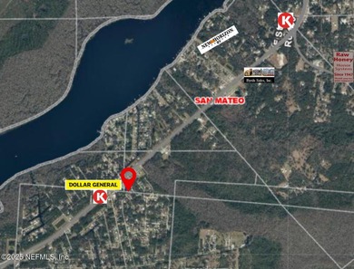 St. Johns River Lot For Sale in San Mateo Florida