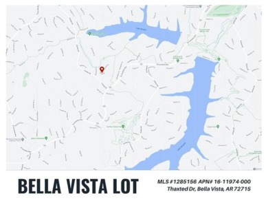 Lake Avalon Lot For Sale in Bella Vista Arkansas