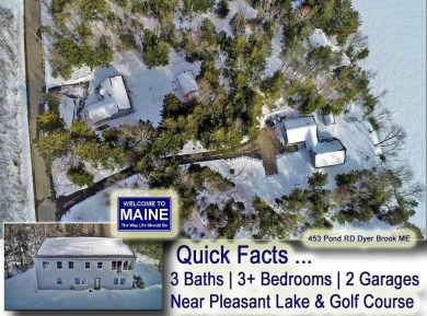 Pleasant Lake - Aroostook County Home For Sale in Dyer Brook Maine