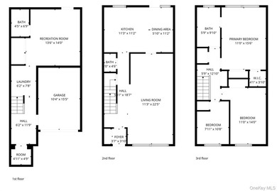 Sun filled, fully brick above ground 3 story townhouse with open - photo 19