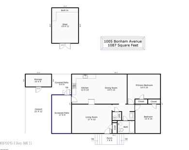 This beautiful 2 bedroom brick ranch is located on a double lot - photo 2