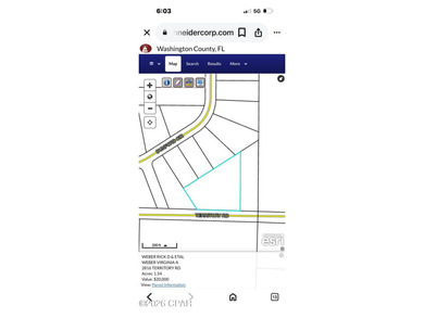 Dunford Lake Lot For Sale in Chipley Florida
