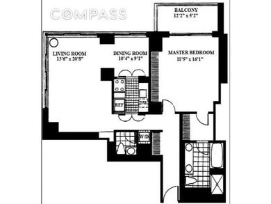 Rare & Luxurious Corner 1-Bedroom with Private Balcony at The - photo 9