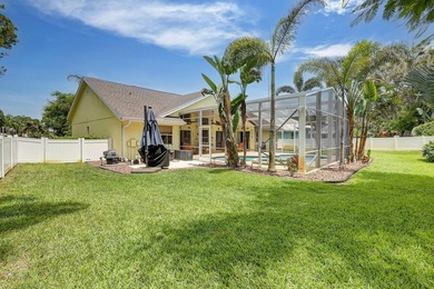 Palm trees sway over your private, screened pool at this move-in - photo 36