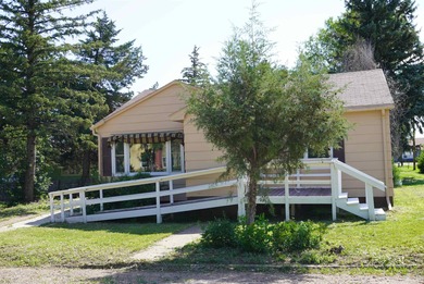 This very livable home in Newell SD has the original wood floors