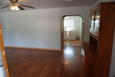 This very livable home in Newell SD has the original wood floors