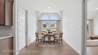 Home office with French doors and formal dining room frames - photo 4