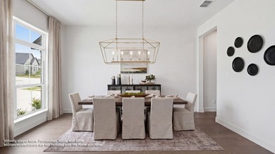Home office with French doors and formal dining room frames - photo 5