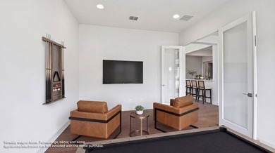 Home office with French doors and formal dining room frames - photo 8