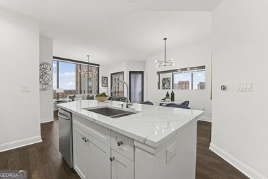 Soak in spectacular skyline views from this light-filled