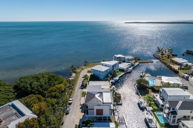 A striking new construction waterfront residence, offering a