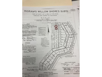 Lake Huron - Huron County Lot For Sale in Port Hope Michigan