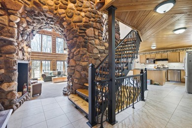One-of-a-kind custom half log sided home on 24.5 wooded acres - photo 20
