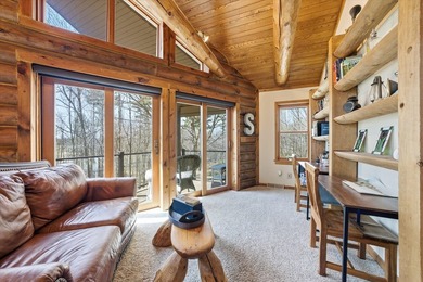 One-of-a-kind custom half log sided home on 24.5 wooded acres - photo 23
