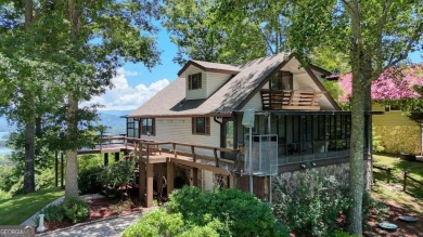 Chamber of Commerce Lake Chatuge views from this Chalet - Lake Home For Sale in Young Harris, Georgia