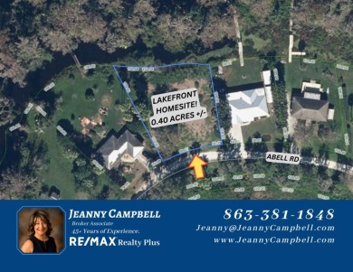 CLEARED LAKEFRONT HOMESITE! - Lake Lot For Sale in Lake Placid, Florida