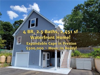 Thames River Home For Sale in Preston Connecticut