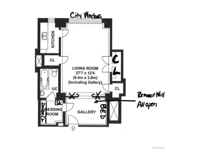 This tastefully renovated studio sits high on the 17th floor of - photo 8
