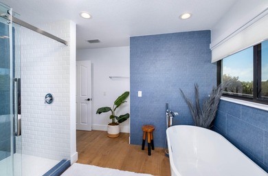 Beautifully remodeled 1998 concrete home is situated on a - photo 39