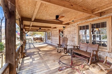 This a real lakefront log cabin with all the comforts, modern - photo 15